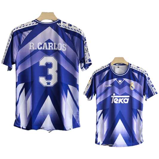Real Madrid Roberto Carlos Retro Jersey  Retro Collection