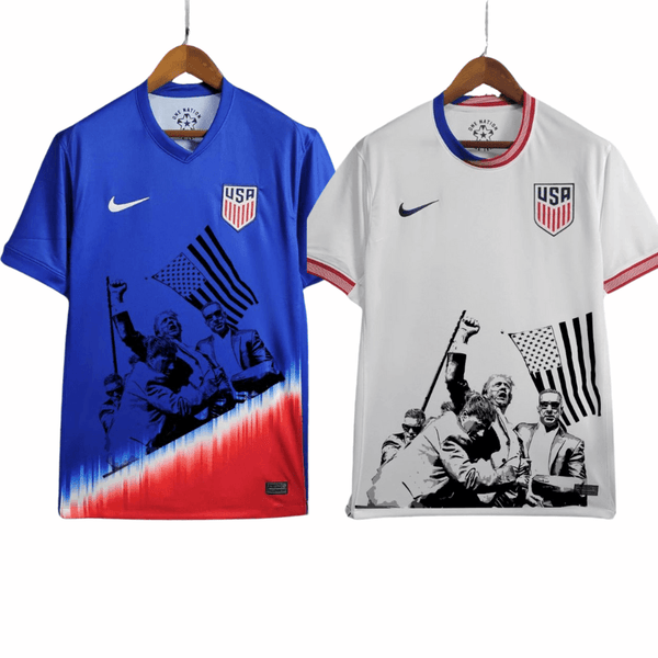 USA Home, Away Jersey 2024/25 Donald Trump Legend Never Dies