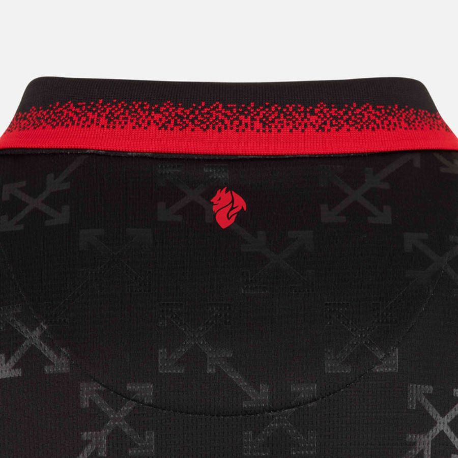 AC Milan BLACK JERSEY DIAVOLI X OFF-WHITE Fan Jersey 2025 - image 7