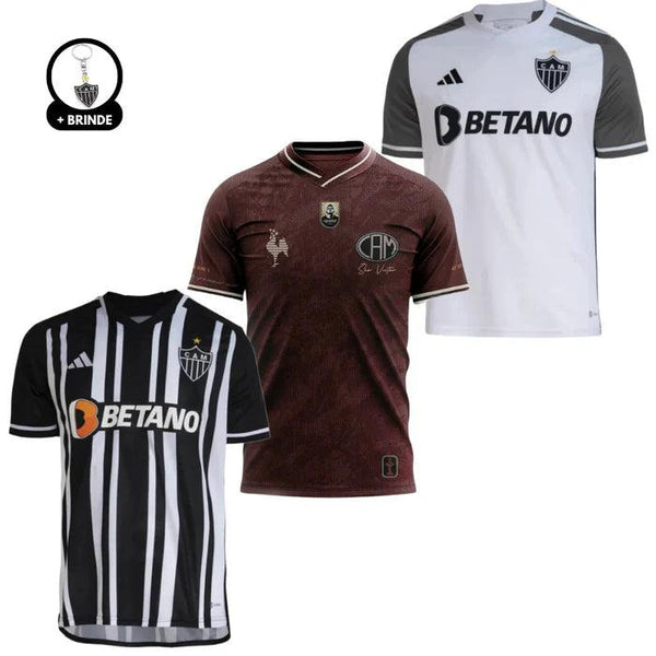 Atlético Mineiro KIT 3 Jerseys Home,Away e Especial 2024/25