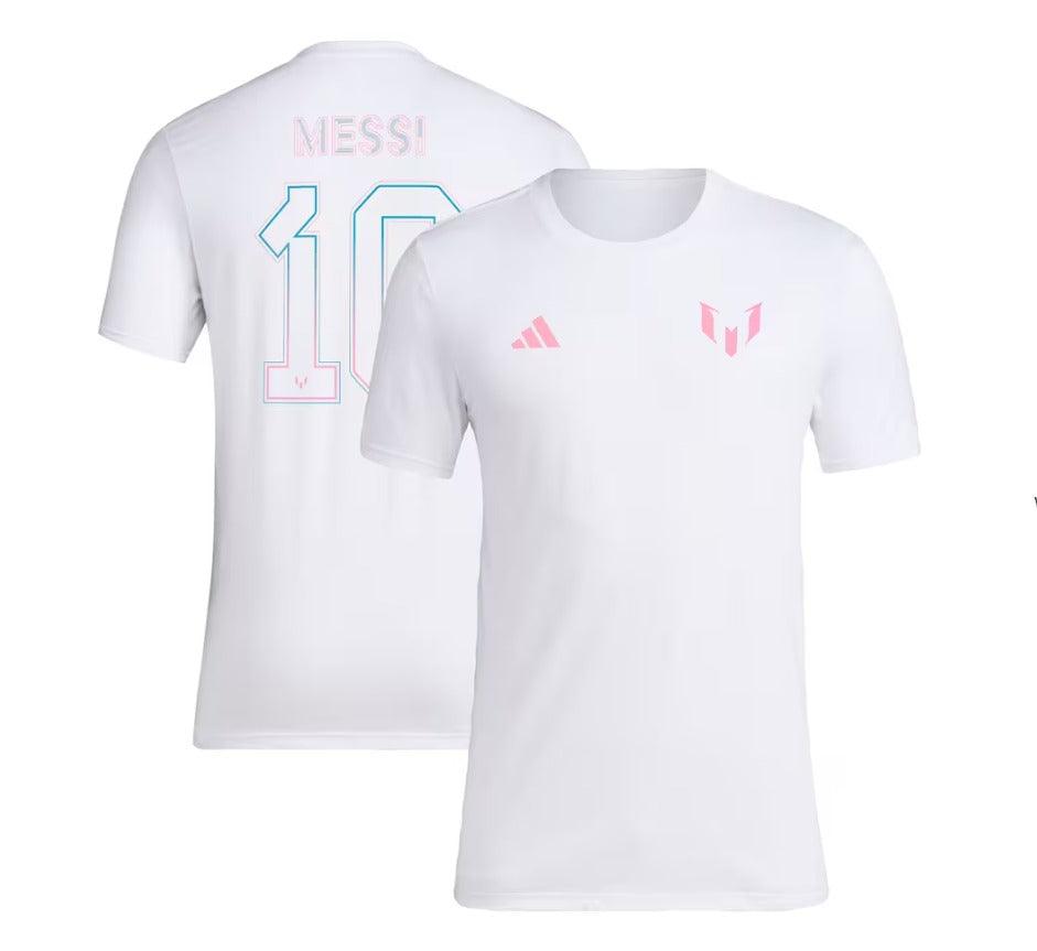 Messi Miami T-Shirt White 23/24 - image 1