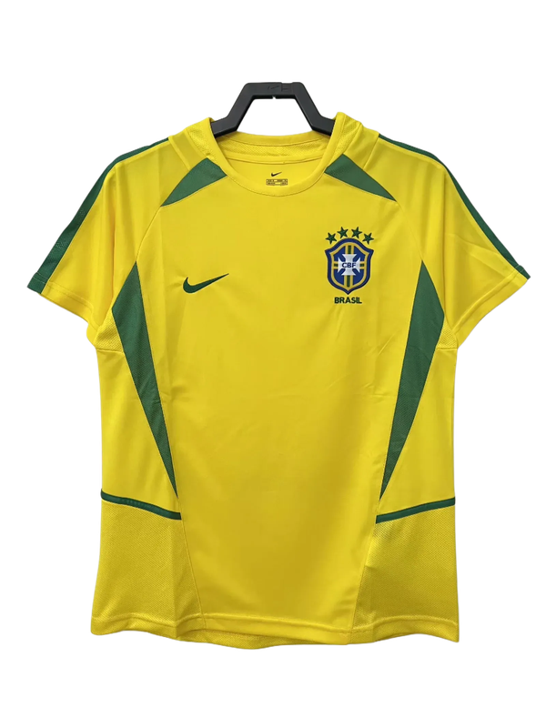 Brazil 2002 I Home Jersey - Retro Version - image 3