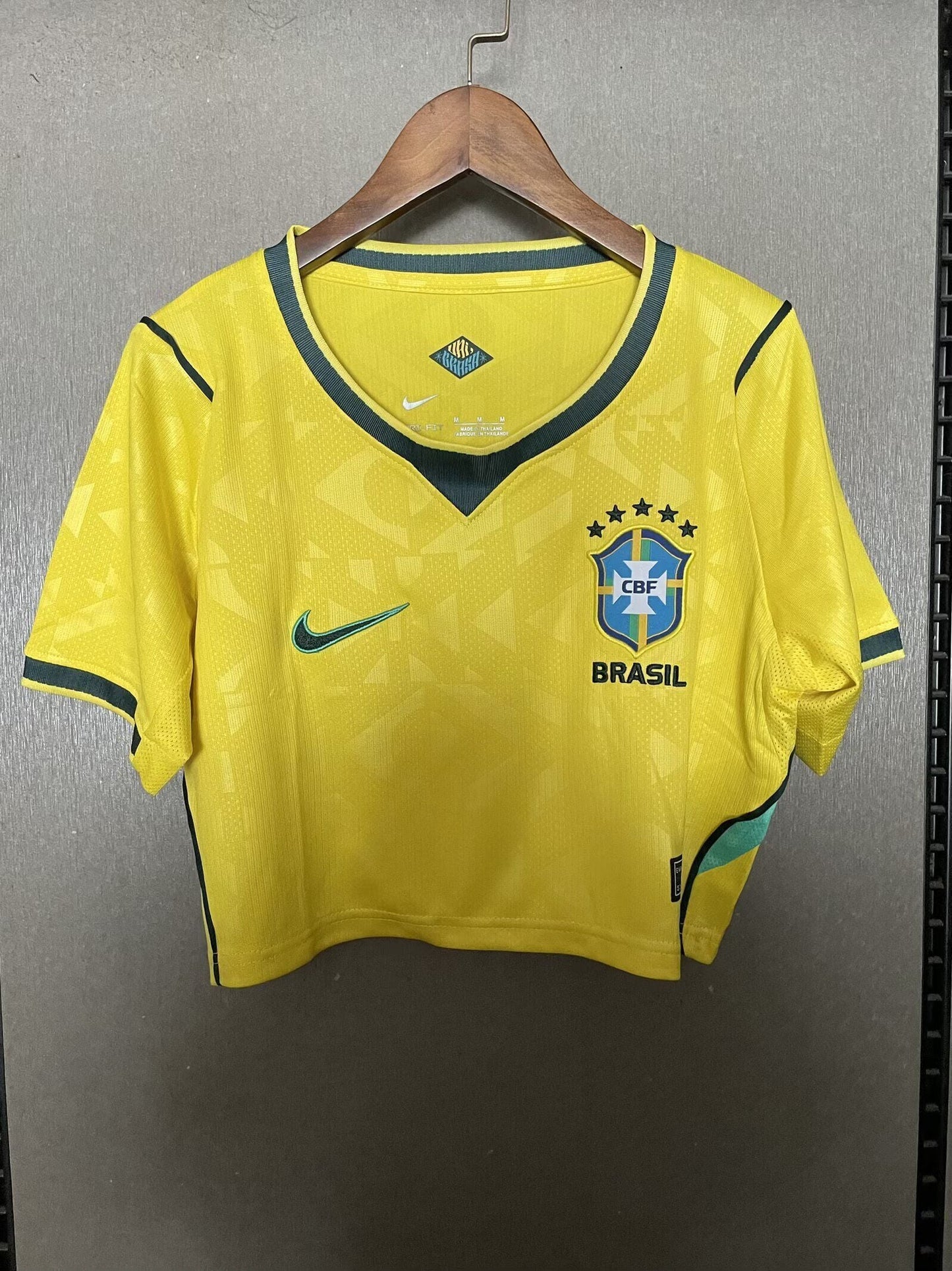 Cropped Brazil Women home 2025 - Fan Version Brasil - image 2