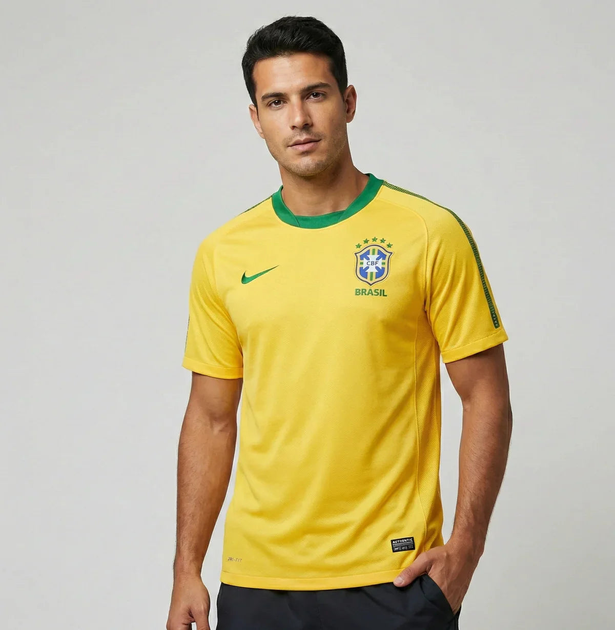 Brazil 2010 Home Retro Jersey - image 1