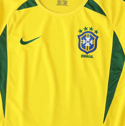 Brazil 2002 I Home Jersey - Retro Version - image 6