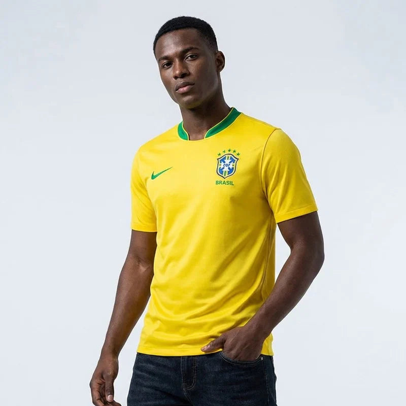 Brazil 2006 I Home Jersey - Retro Version - image 1