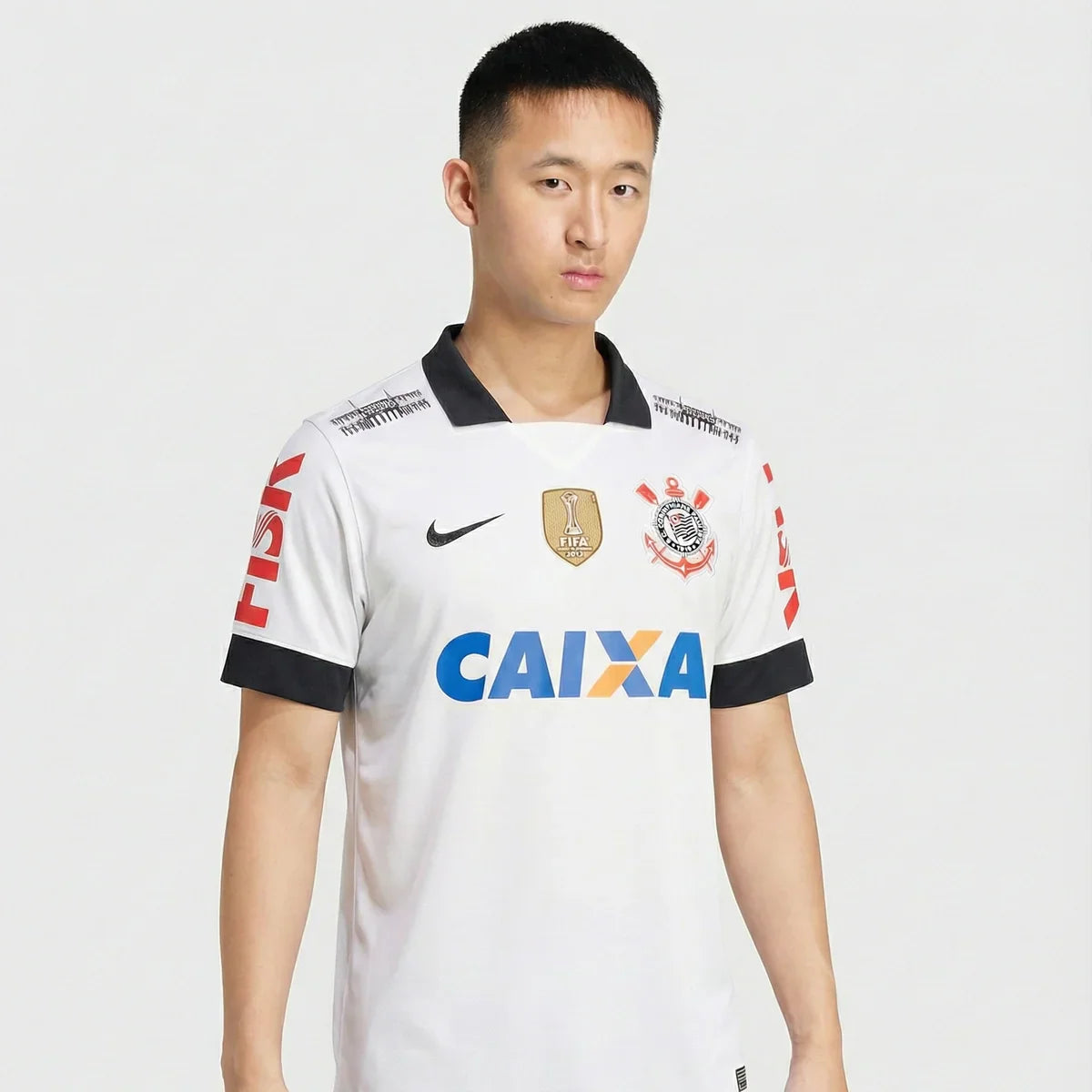 Camisa Retrô Corinthians I 2013 +  Free