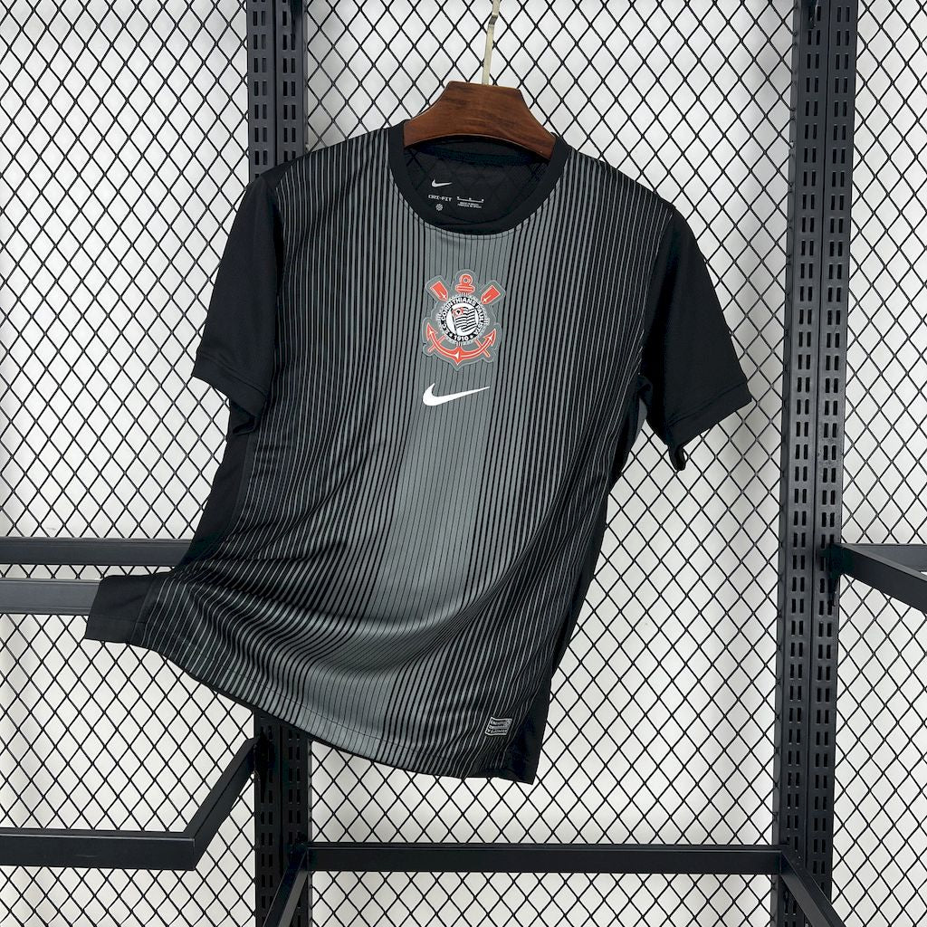 Camisa Corinthians Goalkeeper 2025/26 Black Jersey - image 3