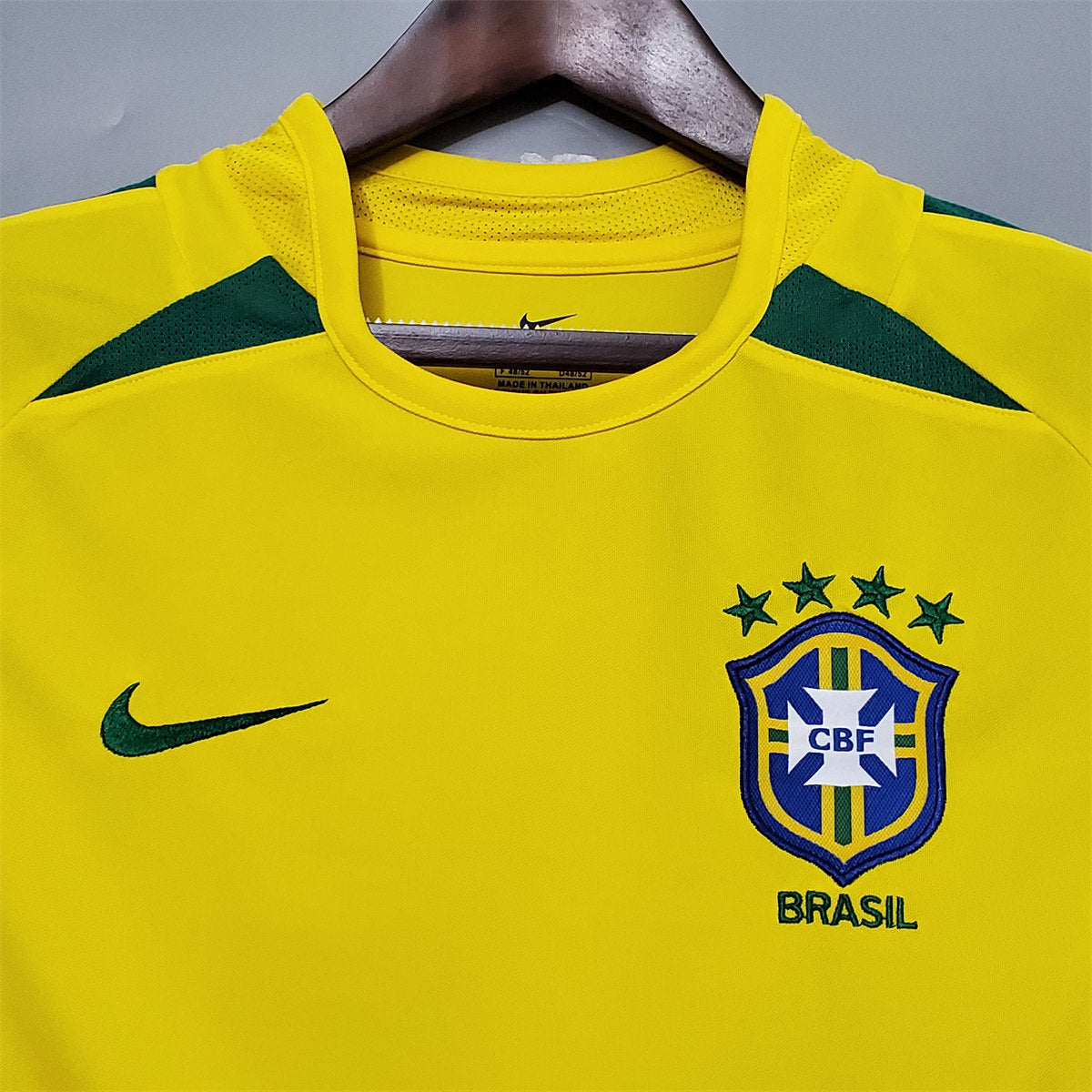 Brazil Home - Retrô 2002 Jersey - image 8