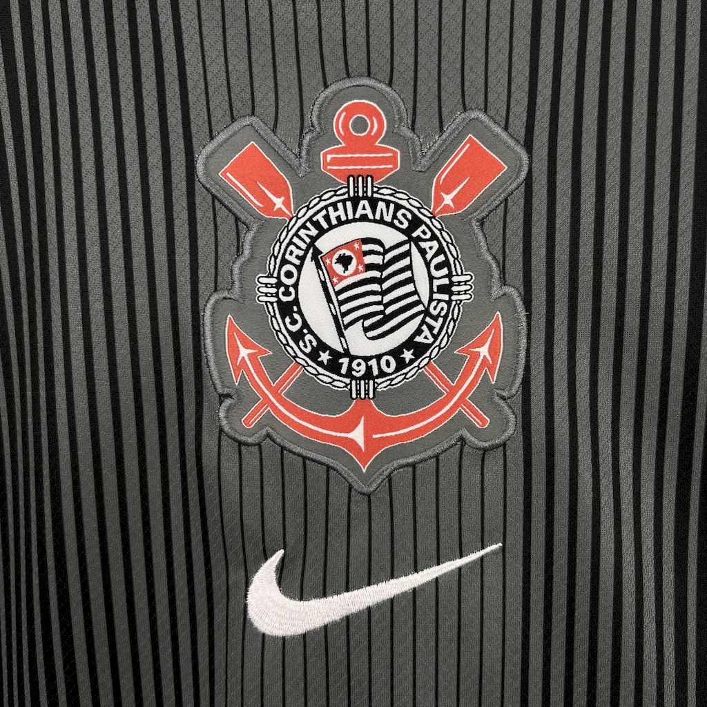 Camisa Corinthians Goalkeeper 2025/26 Black Jersey - image 8
